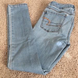 Light wash jeans